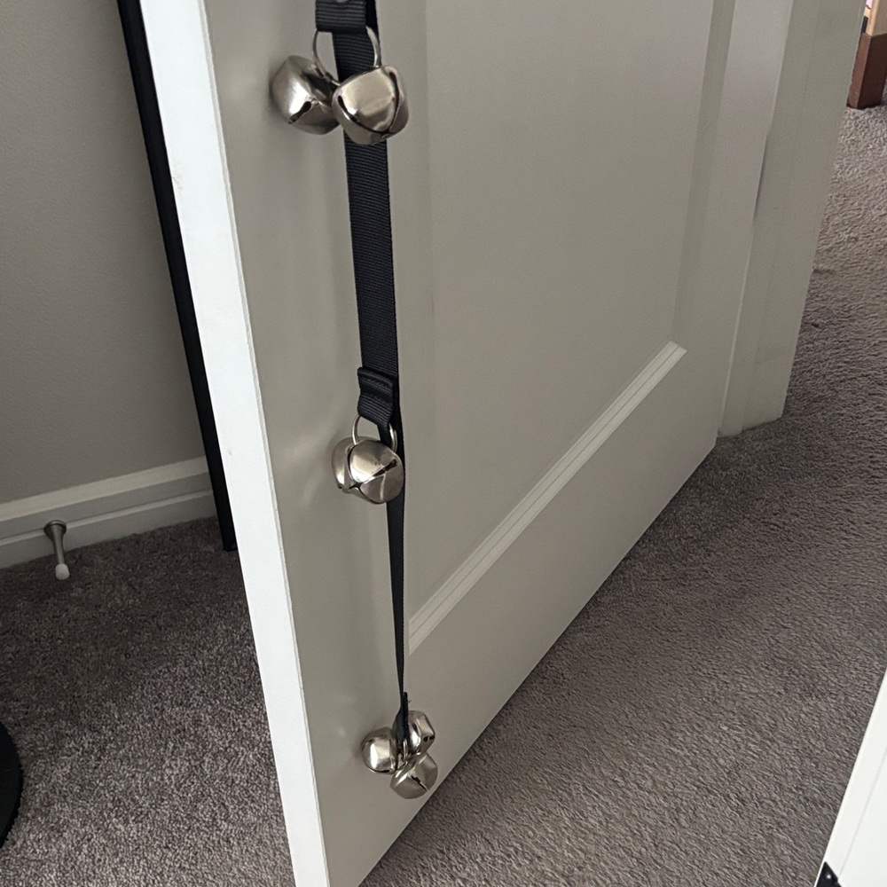 Black Door Hanging Bells